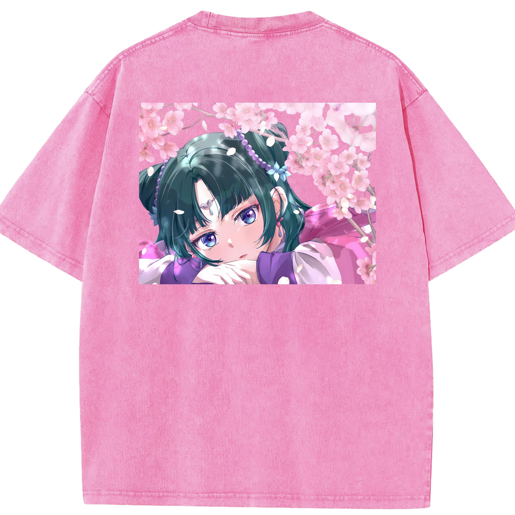 （画像用） 薬屋のひとりごと The Apothecary Diaries 綿100% ヴィンテージ風 半袖Tシャツ（背面プリント）